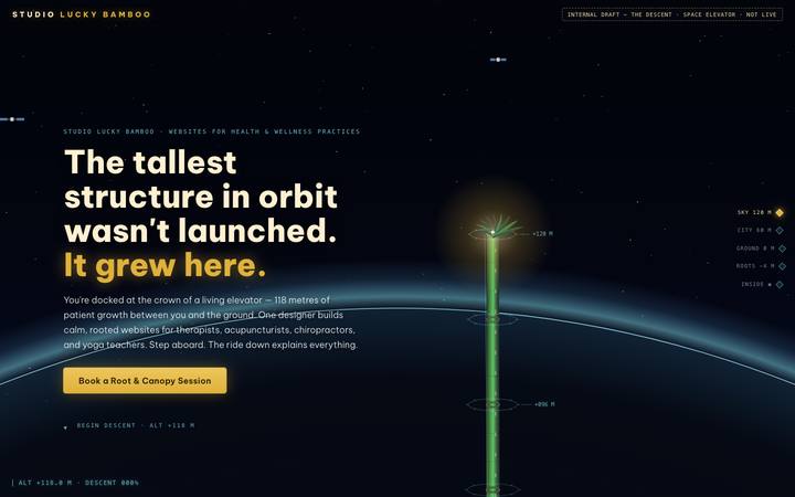 Space Elevator, captured frame